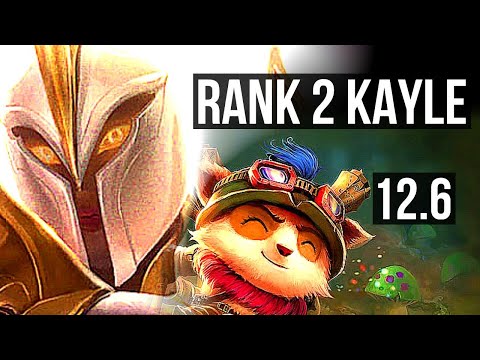 KAYLE vs TEEMO (TOP) | Rank 2 Kayle, 0/1/11, 400+ games | KR Grandmaster | 12.6