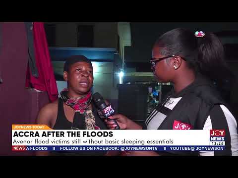 Aftermath of the floods: Avenor flood victims still without basic sleeping essentials.