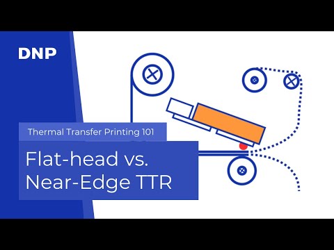 Flat-head vs Near-edge Thermal Transfer Ribbons - What's the difference?
