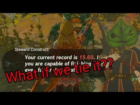 What if you tie your record in the diving minigames? (Tears of the Kingdom)