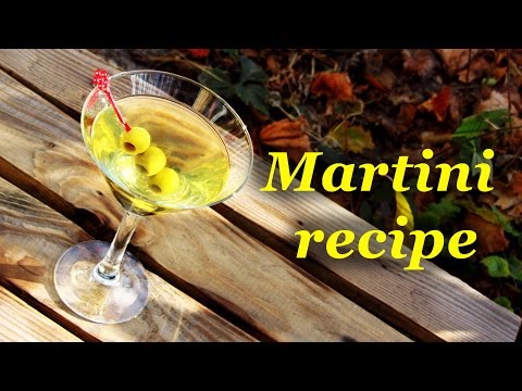 How to make Martini, recipe of homemade vermouth.