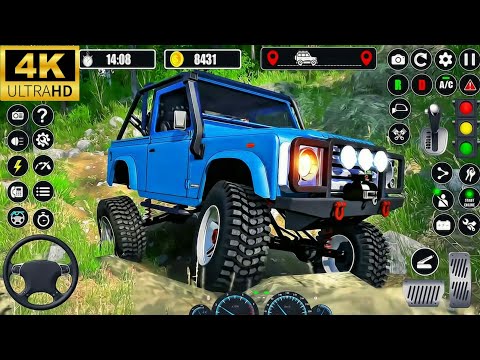 Offroad SUV Jeep Simulator 3D - 4x4 Real Transport Mud and Uphill Driving 2023 - Android GamePlay
