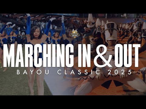Southern University Human Jukebox | Marching In & Out | Bayou Classic 2025