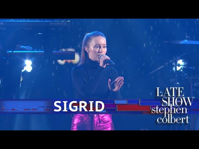 Sigrid – Don’t Feel Like Crying  (live på The Late Show med Stephen Colbert)