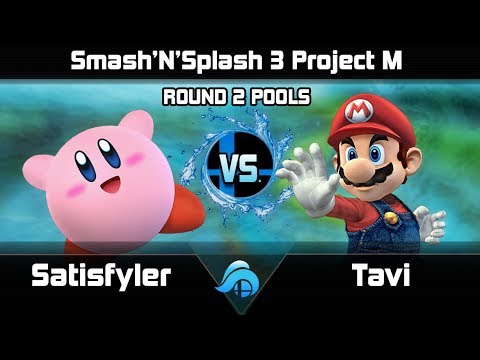 Smash n Splash 3 Project M Round 2 Pools - Satisfyler (Kirby) vs. Tavi (Mario/ZSS)