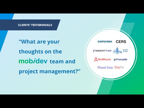 Discover what MobiDev clients say about working with our team and project management approach.