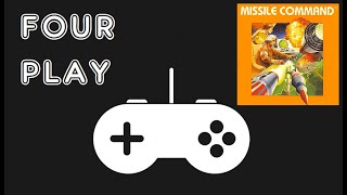Four Play - Missile Command - 8-bit Computer Comparison