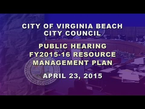 City Council Public Hearing - 04/23/2015