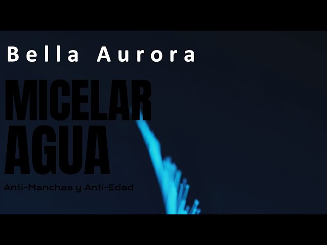 Vídeo relacionado con BELLA AURORA - Agua Micelar 200 ml, Anti-Manchas y Anti-Edad, Desmaquillante de Rostro, Producto para Limpieza Facial, Refresca e Hidrata la Piel, Aclara la Piel