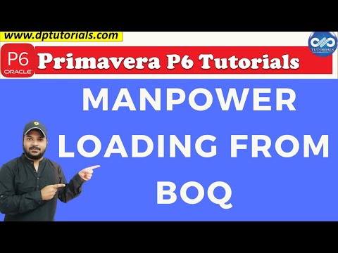 Manpower Loading From Costing In Primavera P6 || Resource Loading || Primavera Tutorials