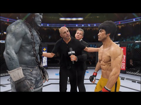 Krampus vs Bruce Lee - Crazy UFC 👊🤪