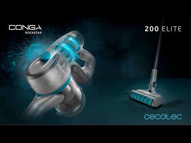 Cecotec Conga RockStar 200 Elite Aspiradora Escoba Digital 380W video