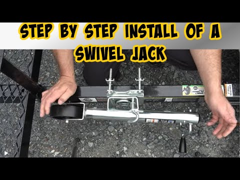 Installing a Reese Trailer Swivel Jack.