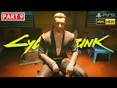 Cyberpunk 2077 PS5™ Walkthrough 4K Gameplay Part 9 - TRACKING DOWN ANDERS HELLMAN !! (No Commentary)