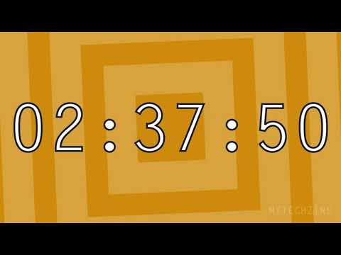 2 Hour 45 Minute Timer - 165 Minute Countdown Timer