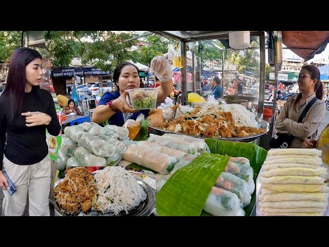 Best! CAMBODIAN STREET FOOD Walking Tour @ Toul Tom Poung Market 2026