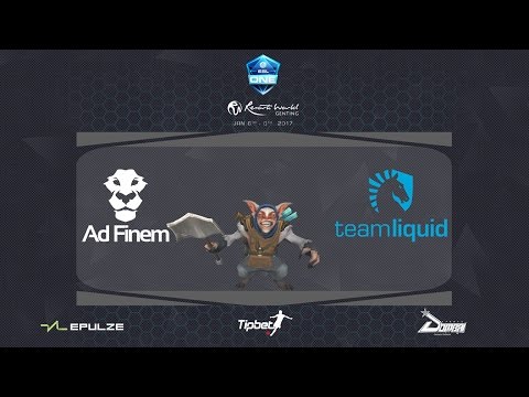 Ad Finem vs Team Liquid- Dota 2 ESL Qualifiers| Highlights