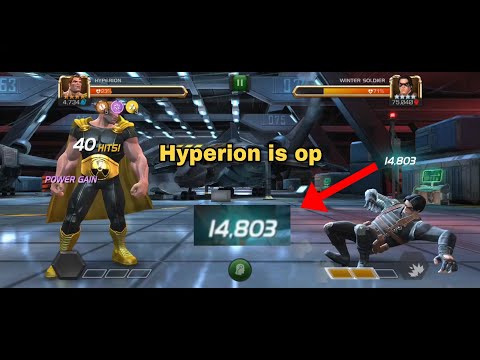 how to use Hyperion at full potential | easily | mcoc marvel