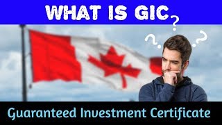 What is GIC? #Guaranted Investment Certificate