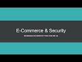 E-COMMERCE & SECURITY - MEMBANGUN WEBSITE TOKO ONLINE #4 PART 2 E-COMMERCE & SECURITY - MEMBANGUN WEBSITE TOKO ONLINE #4 PART 2