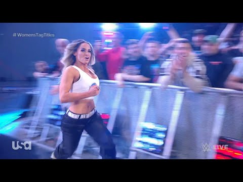 Trish Stratus Entrance + Attacks Bayley - RAW: February 27, 2023