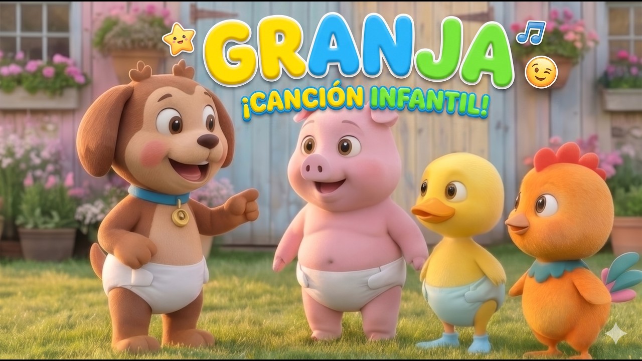 LOS ANIMALITOS DE LA GRANJA 🐶 BEBÉ CHOCOLO |CANCIONES INFANTILES| MÚSICA PARA JUGAR #músicainfantil