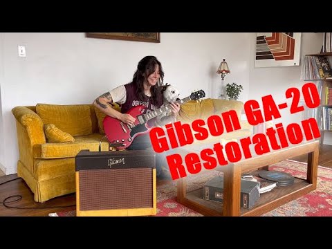 '58 Gibson GA-20 Amp Repair