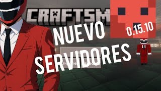 TOP 3 SERVIDORES PARA CRAFTSMAN 0.15.10 Y MCPE 0.15.10