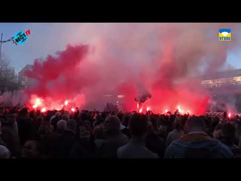 Huldiging 'AZ Onder 19' op Waagplein Alkmaar (29 april 2023)