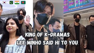 Download lagu Lee Minho said Hi to my Youtube fam😱 | King of K-drama Lee Minho arrival met #leeminho #bts #korea mp3