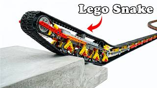 Testing a Flexible LEGO Snake Vehicle Over Obstacles | Smart Lego