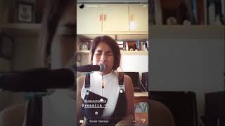 JULIA canta &quot;PIENSO EN TU MIRÁ&quot; antes de entrar en la ACADEMIA | OT 2018