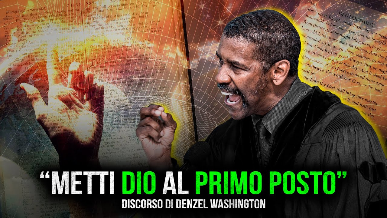 La testimonianza dell'attore Denzel Washington