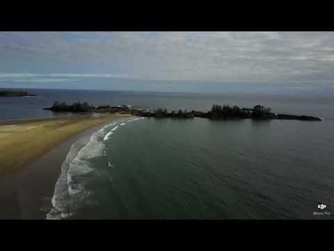 Chesterman Beach, Tofino, BC, Canada *from above*