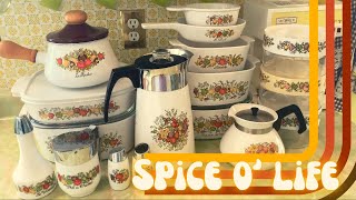 VINTAGE CORNINGWARE SPICE OF LIFE COLLECTION