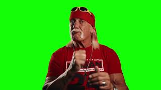 Hulk Hogan "I might have one more left in me" green screen