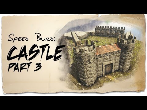 Building a Castle: Part 3 - Staircases in Octagonal Towers | ARK: Survival Evolved | Base Design