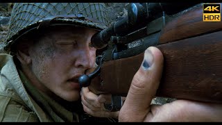 Saving Private Ryan (1998) Omaha Beach D-DAY 3/4 Scene Movie Clip 4K UHD HDR Steven Spielberg