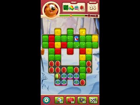 Toon Blast Level 7717 - NO BOOSTERS 🐻🐺🐱 | SKILLGAMING ✔️