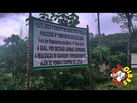 PLACA NA ESTRADA VELHA NÃO FOI COLOCADA PELA PREFEITURA DE JUQUITIBA.