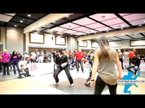 Canadian Open 2015    Women's point sparring   Regina Thompson v unk