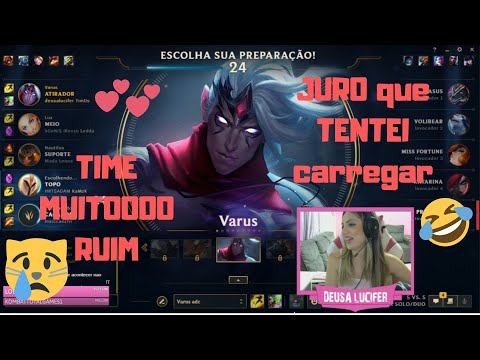 Ranqueada Solo de Varus ADC, TIME INCARREGÁVEL