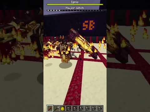 Epic Minecraft Ignis vs Major Witch Showdown!