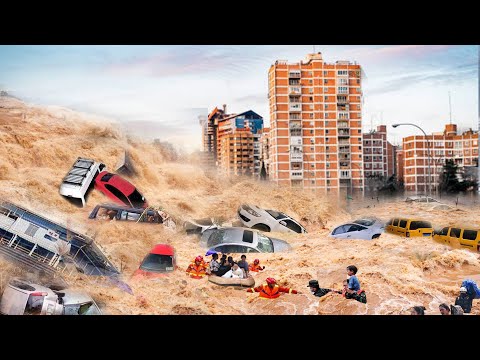 China flood again |Typhoon Chaba causes flooding in Guangdong, home, Street and dam were damaged