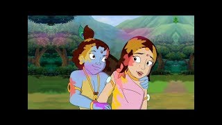Radha Krishnas - Holi in Vrindavan  Kids Cartoon