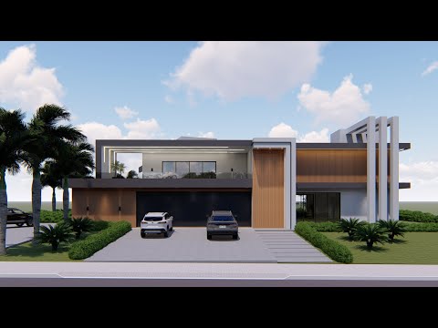 TOUR PELA FACHADA DE CASA ALTO PADRÃO | PROJETO PERSONALIZADO | PARANAPANEMA/SP