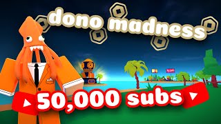 🔴LIVE🔴DONATION MADNESS💰HITTING 50,000 SUBSCRIBERS🔥ROBLOX PLS DONATE DONATING ROBUX💸