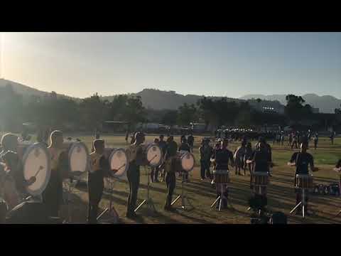 Blue Knights 2018 Drumline Warm Up (Pasadena ,CA)