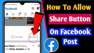 How To Allow Share Button On Facebook Post 2022|| Enable  Share Button on Facebook