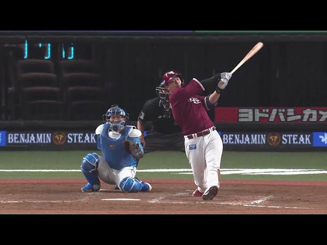 【9回表】イーグルス・浅村栄斗 本日3本目となる2ベースヒットで1点を返す!! 2022年4月24日 埼玉西武ライオンズ 対 東北楽天ゴールデンイーグルス